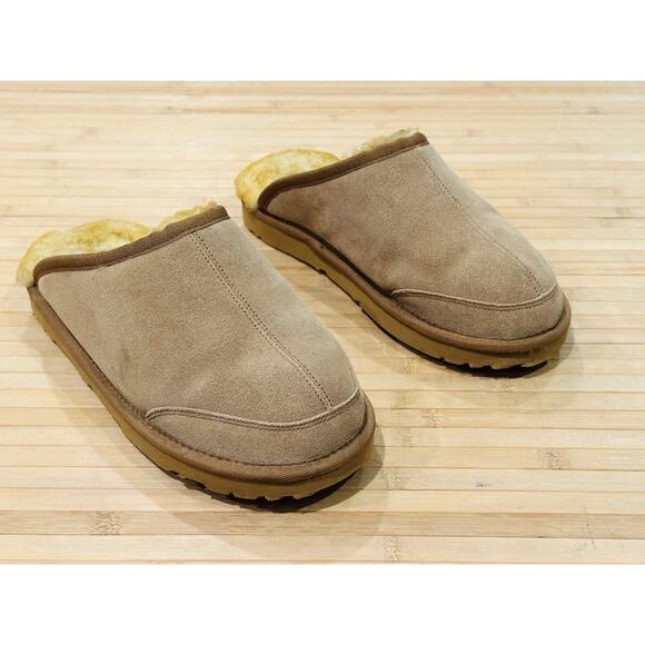 The Vermont Country Store Sheepskin Scuffs Men’s Slippers Size 9 Sherpa main image 11